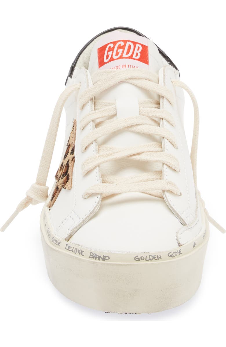 Golden Goose Hi Star Platform Sneaker, Alternate, color, White/ Leopard