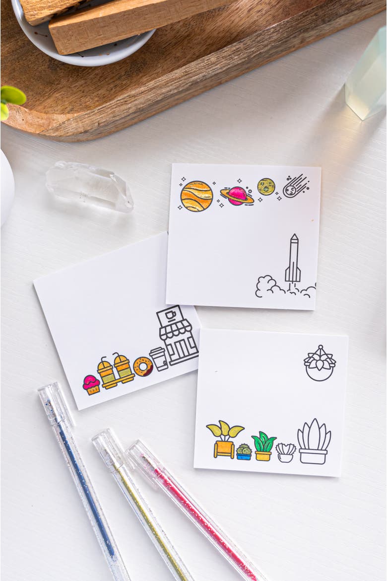 Color Your Own Office Supply Bundle, Alternate, color, Multicolor
