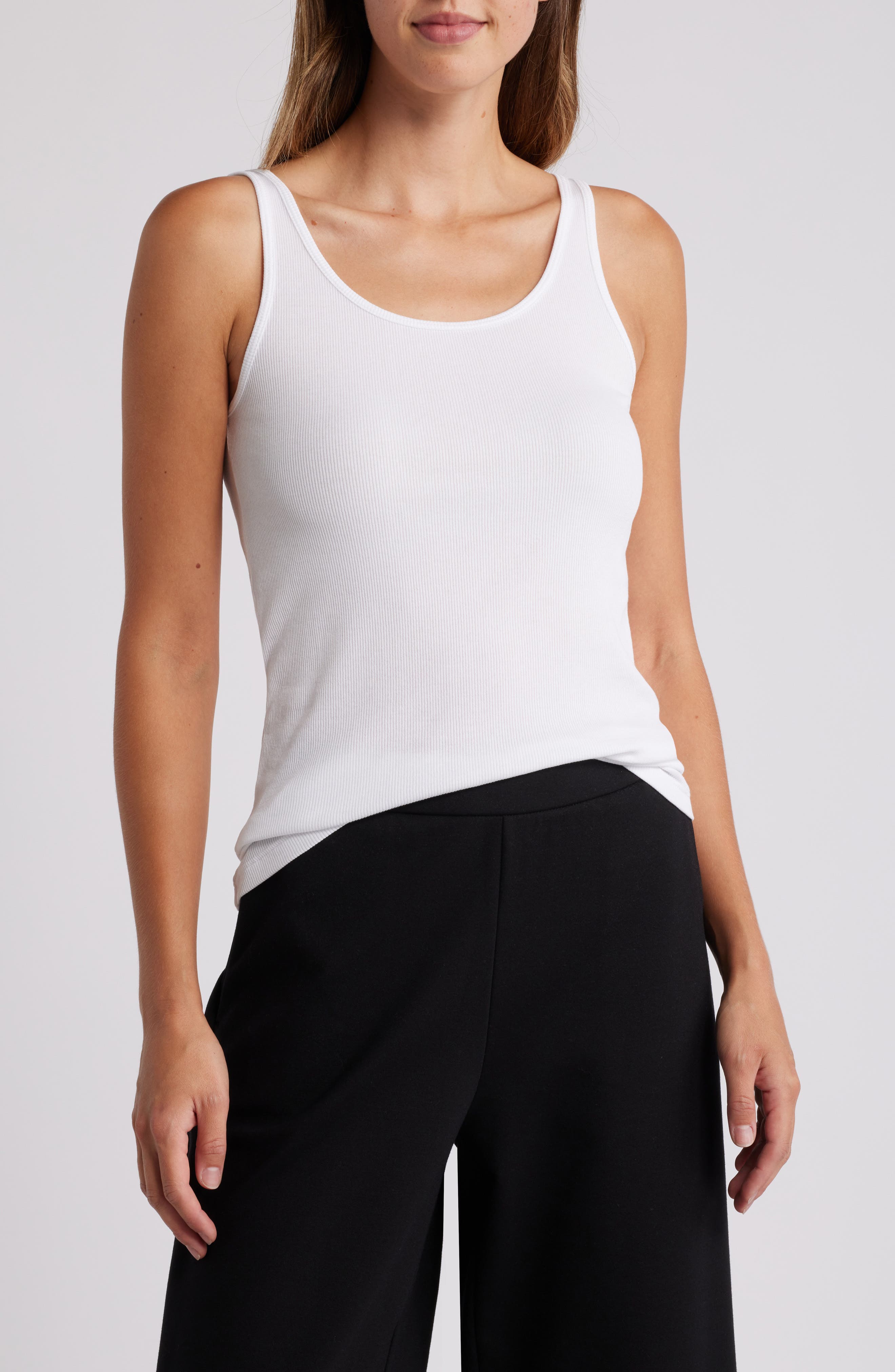 eileen fisher white tops