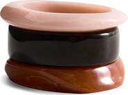 MANGO Set of 3 Bangle Bracelets