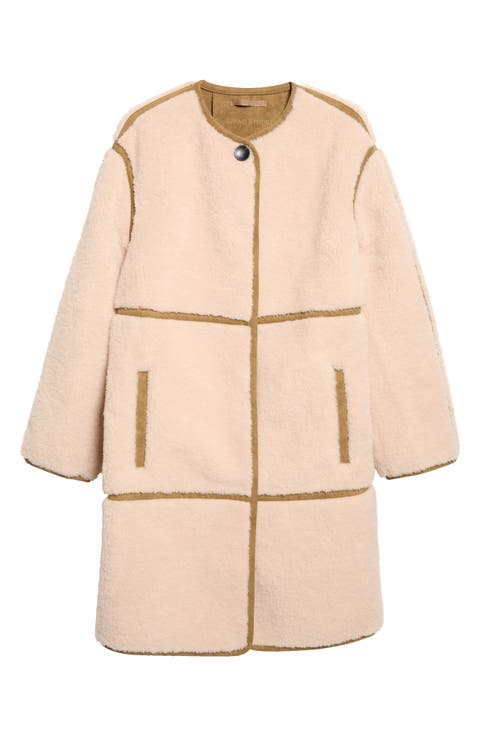 Marie Faux Shearling Coat