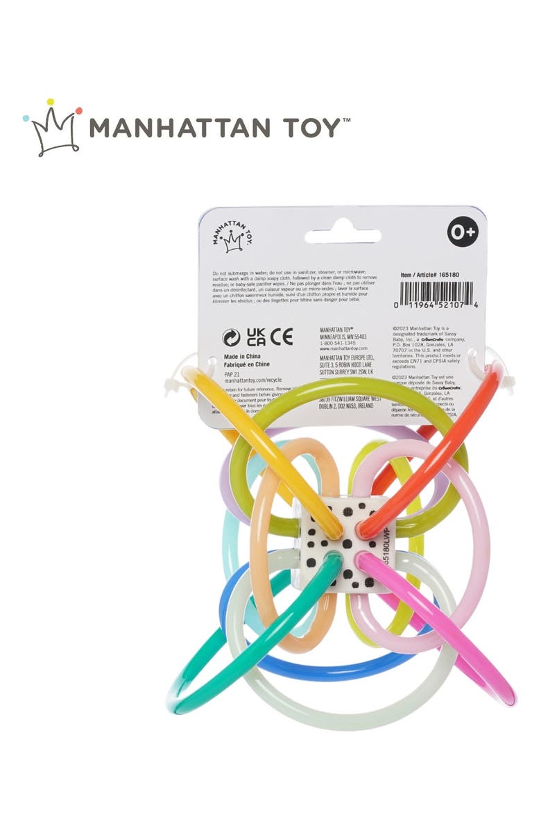 Manhattan Toy Winkel Colorpop Teething Toy, Alternate, color, 