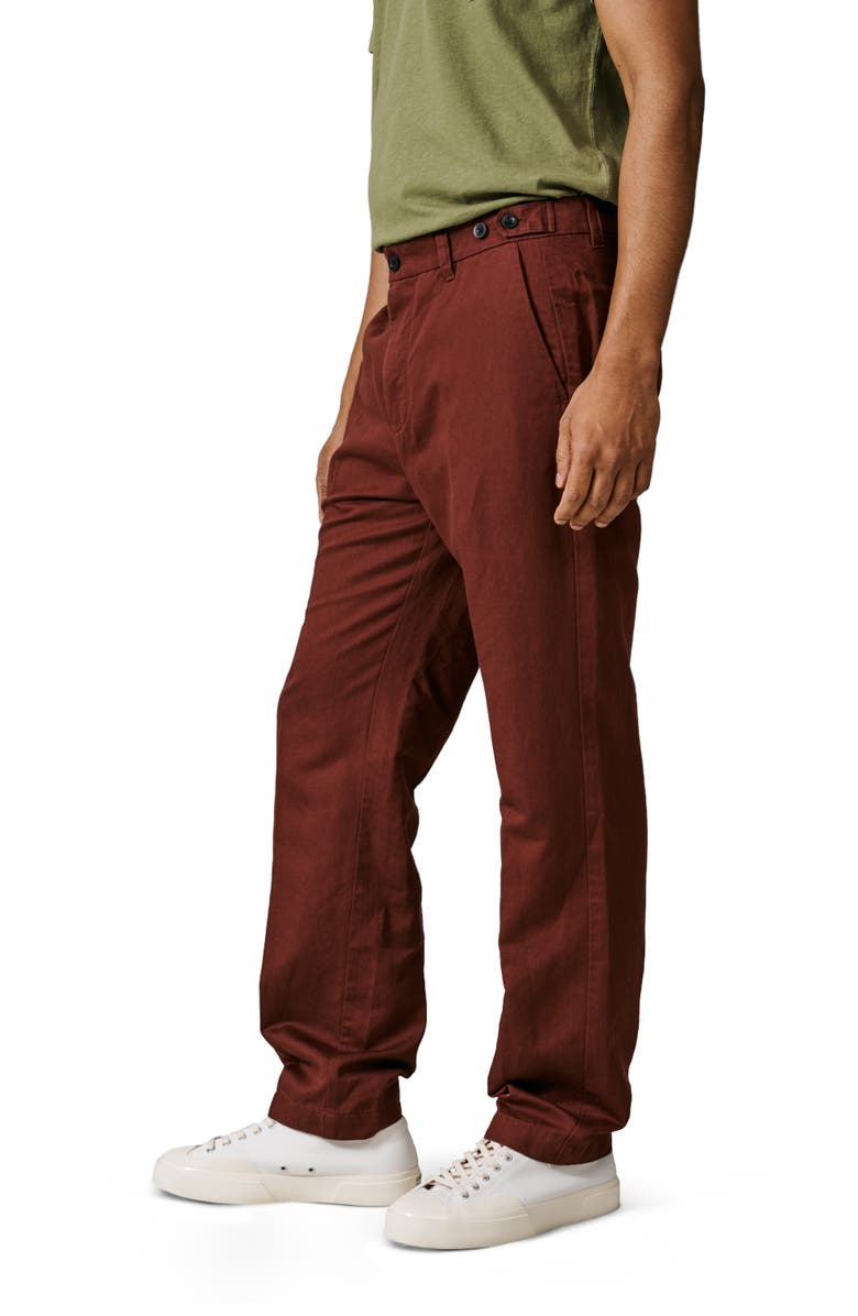 Aubin Pasmore Slim Leg Suit Trouser, Alternate, color, Brown