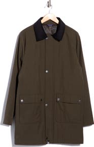 Ted Baker London Corduroy Collar Longline Jacket