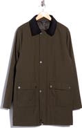 Ted Baker London Corduroy Collar Longline Jacket