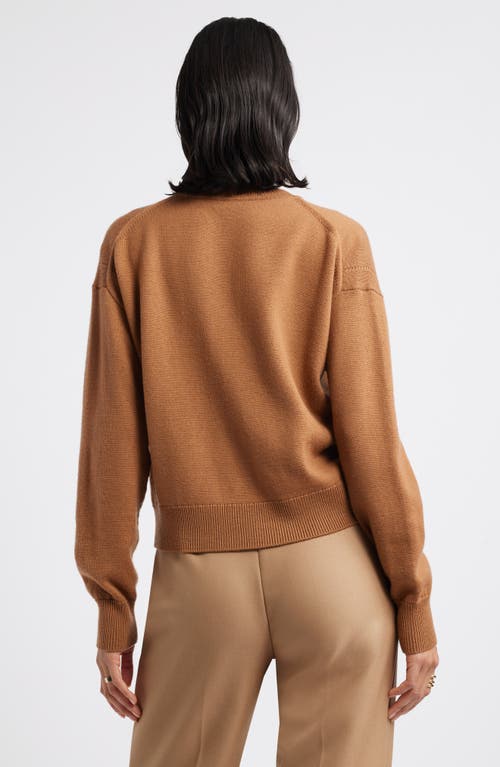 Nordstrom Merino Wool Cardigan In Tan Thrush