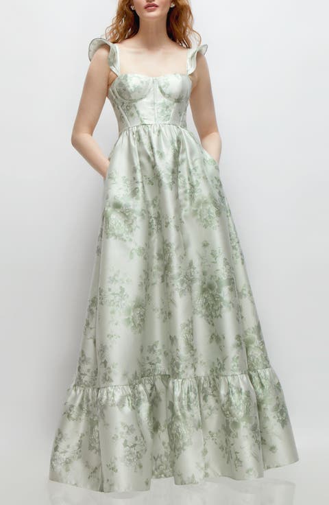 Floral Corset Gown (Regular & Plus)