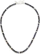 Jan Leslie Gemstone Beaded Necklace With Sterling Silver Lobster Closure