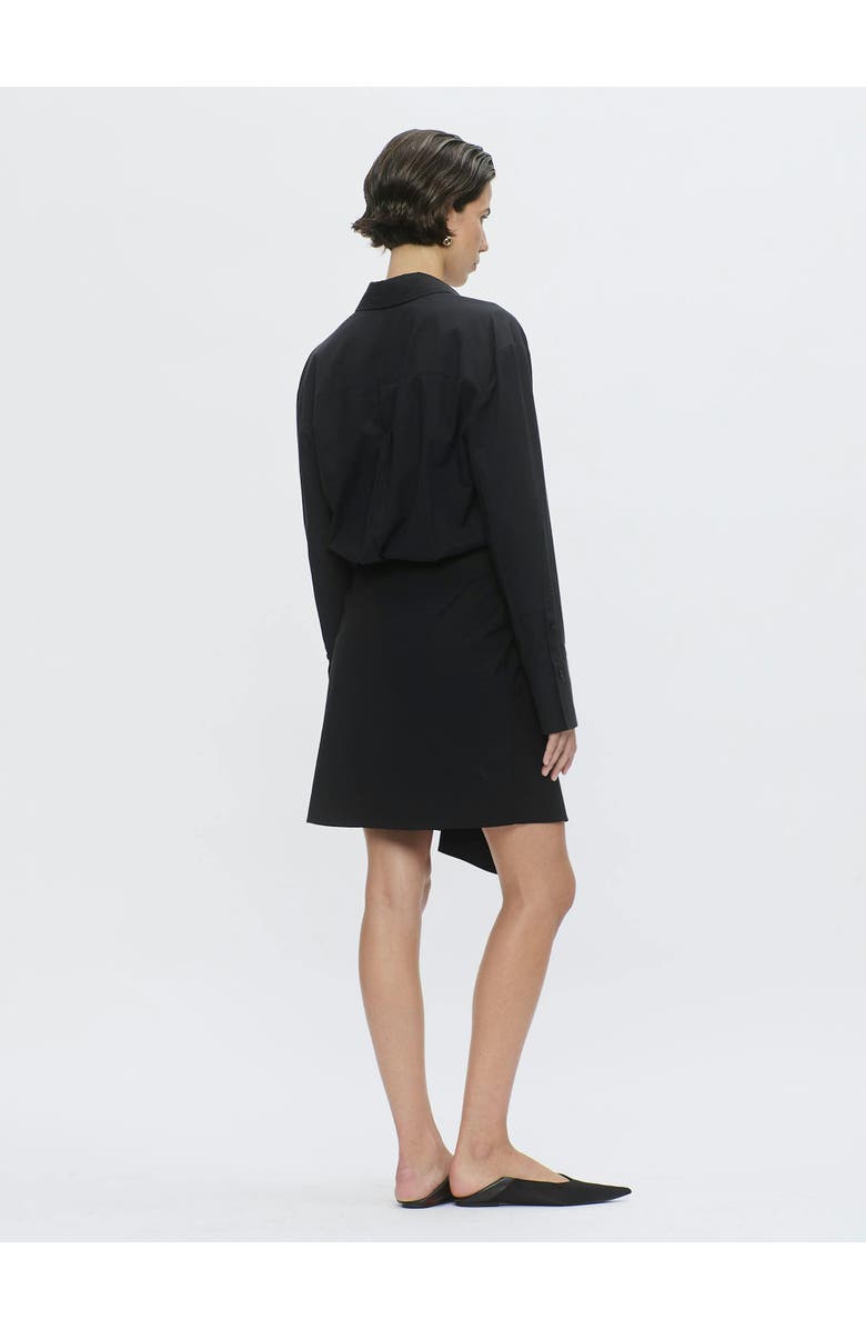 Callas Milano GEMMINI Wrap shirt dress, Alternate, color, Black