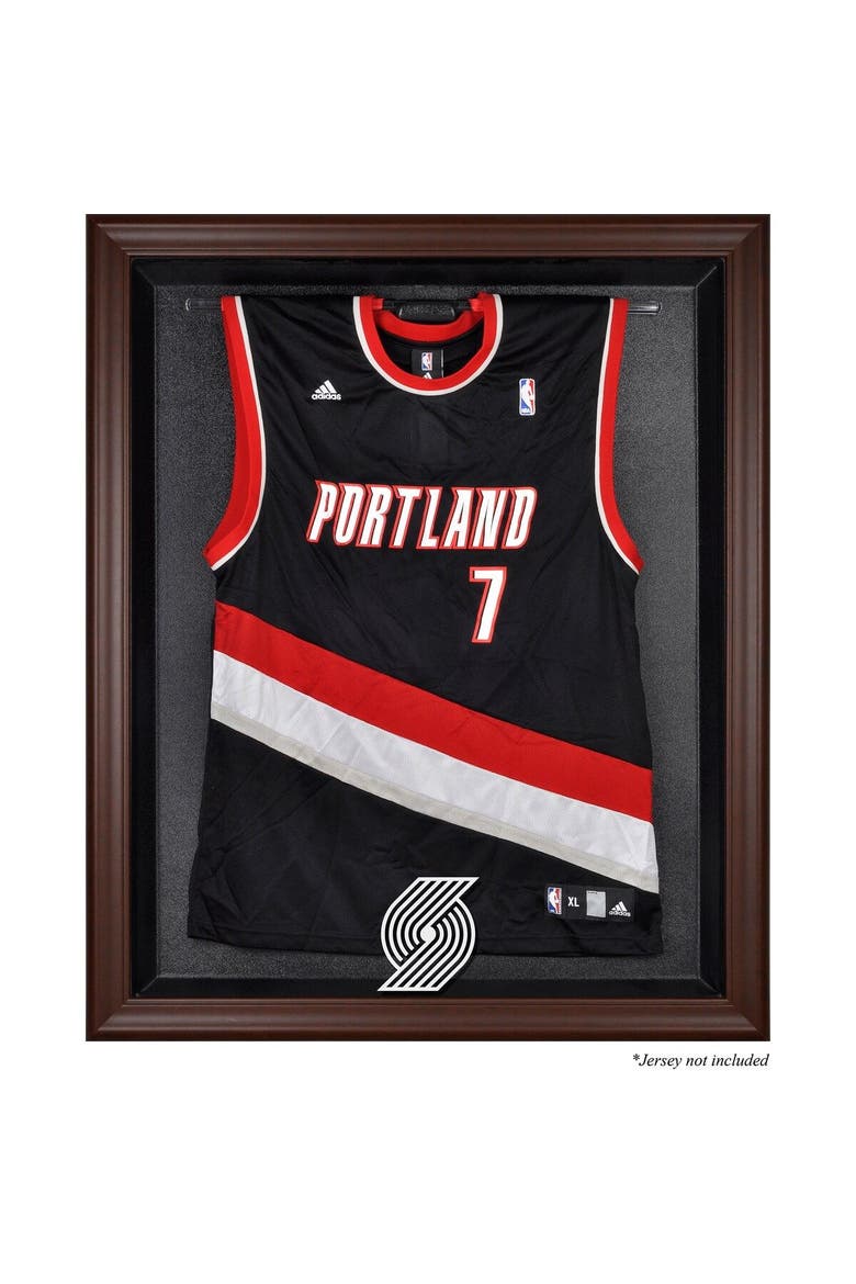 Portland Trail Blazers Framed Brown Jersey Display Case, Main, color, Brown