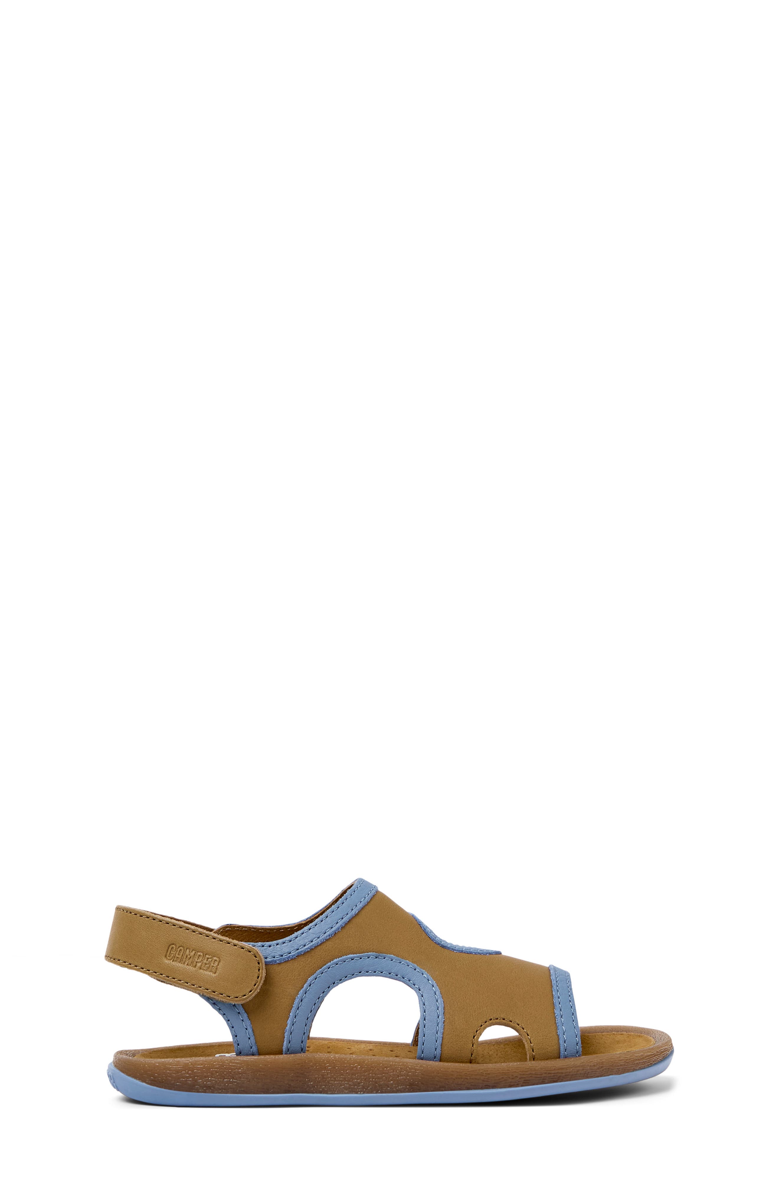 Kids' Bicho Sandal, Alternate, color, MEDIUM BROWN