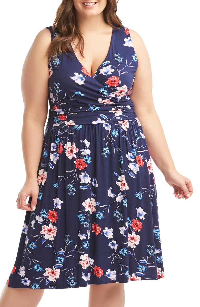 Lemon Tart Celia Fit & Flare Dress, Main, color, 