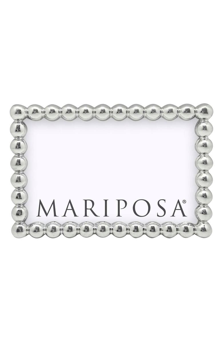 Mariposa Baubles Picture Frame, Main, color, Silver
