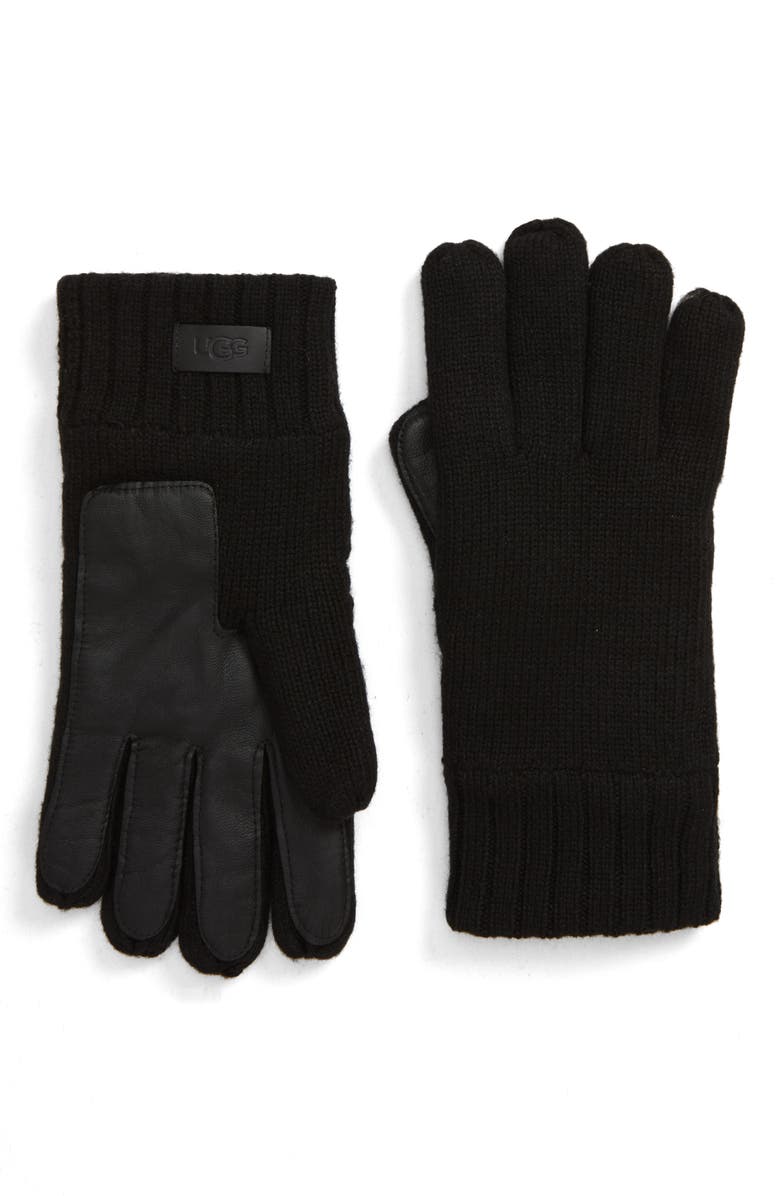 UGG<sup>®</sup> Knit Tech Gloves, Main, color,