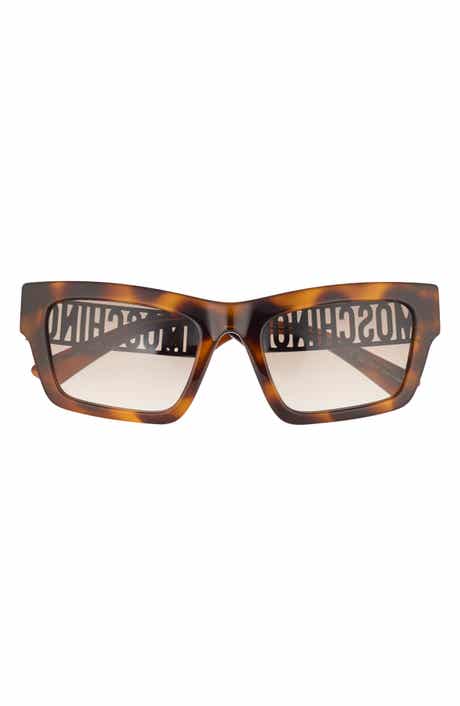Moschino 53mm Rectangular Sunglasses