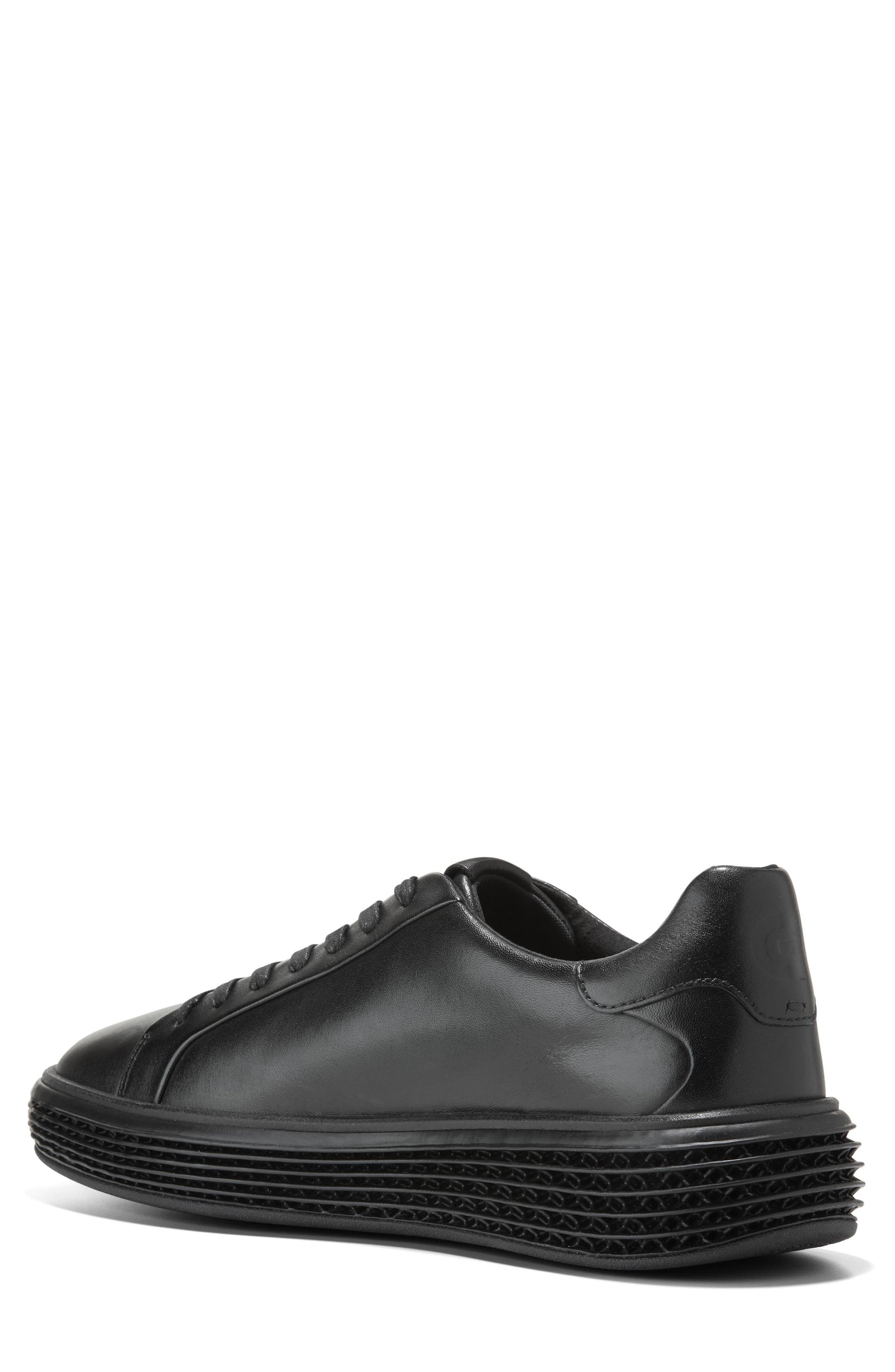 Cole Haan GrandPro Court SkyWeave Sneaker, Alternate, color, Black / Black
