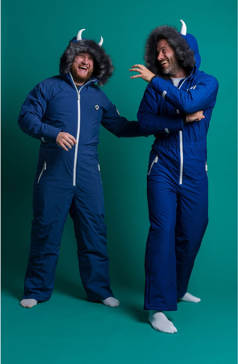 Roarsome Frosty Mens Ski Suit, Alternate, color, Blue