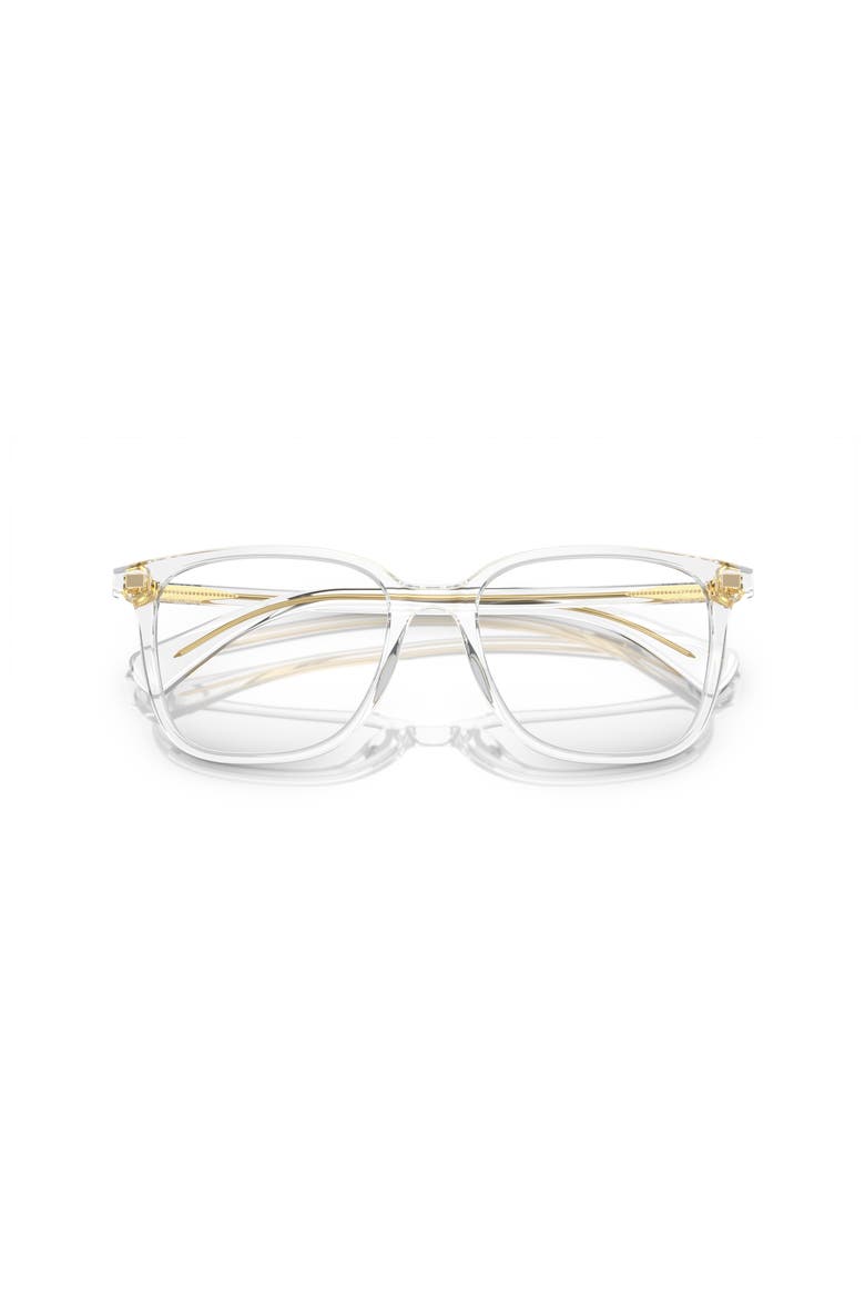 55mm Square optical glasses, Alternate, color, Transparent