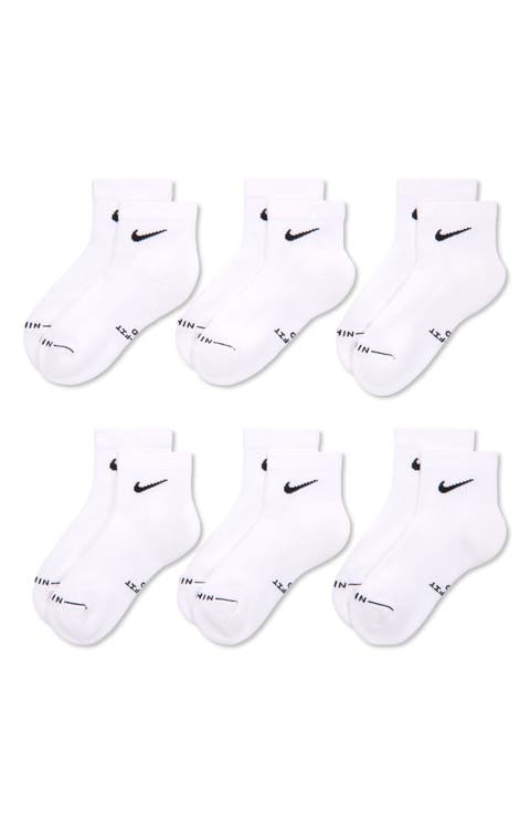 Assorted 6-Pack Dri-FIT Cushioned Quarter Socks