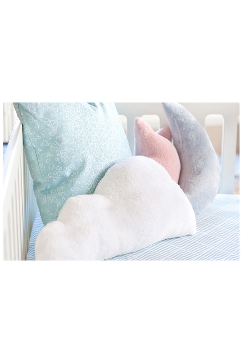 Cloud & Star Pillows, Alternate, color, BLUSH