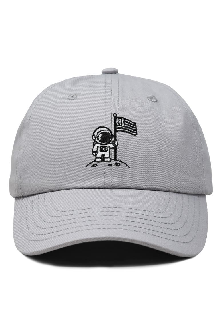 Moon Mission Dad Cap, Main, color, Gray