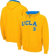 COLOSSEUM Men's Colosseum Gold UCLA Bruins Arch & Logo 3.0 Full-Zip Hoodie