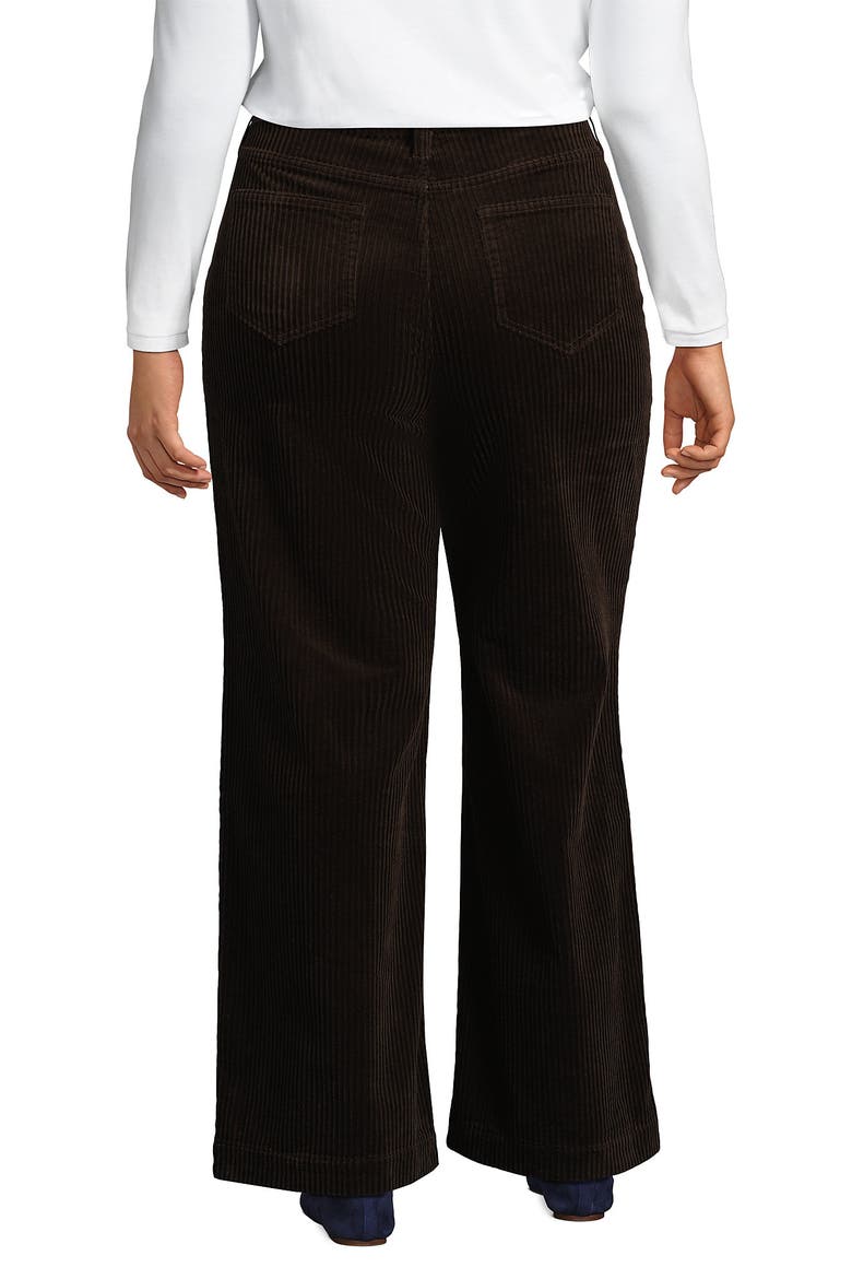 High Rise Wide Leg Corduroy Pants, Alternate, color, Rich Coffee