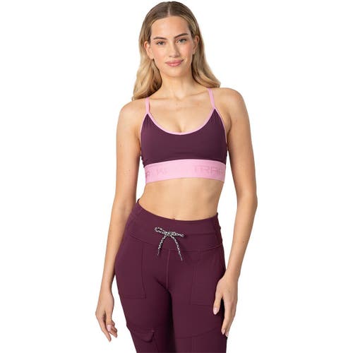 Kari Traa Var Sports Bra In Burgundy