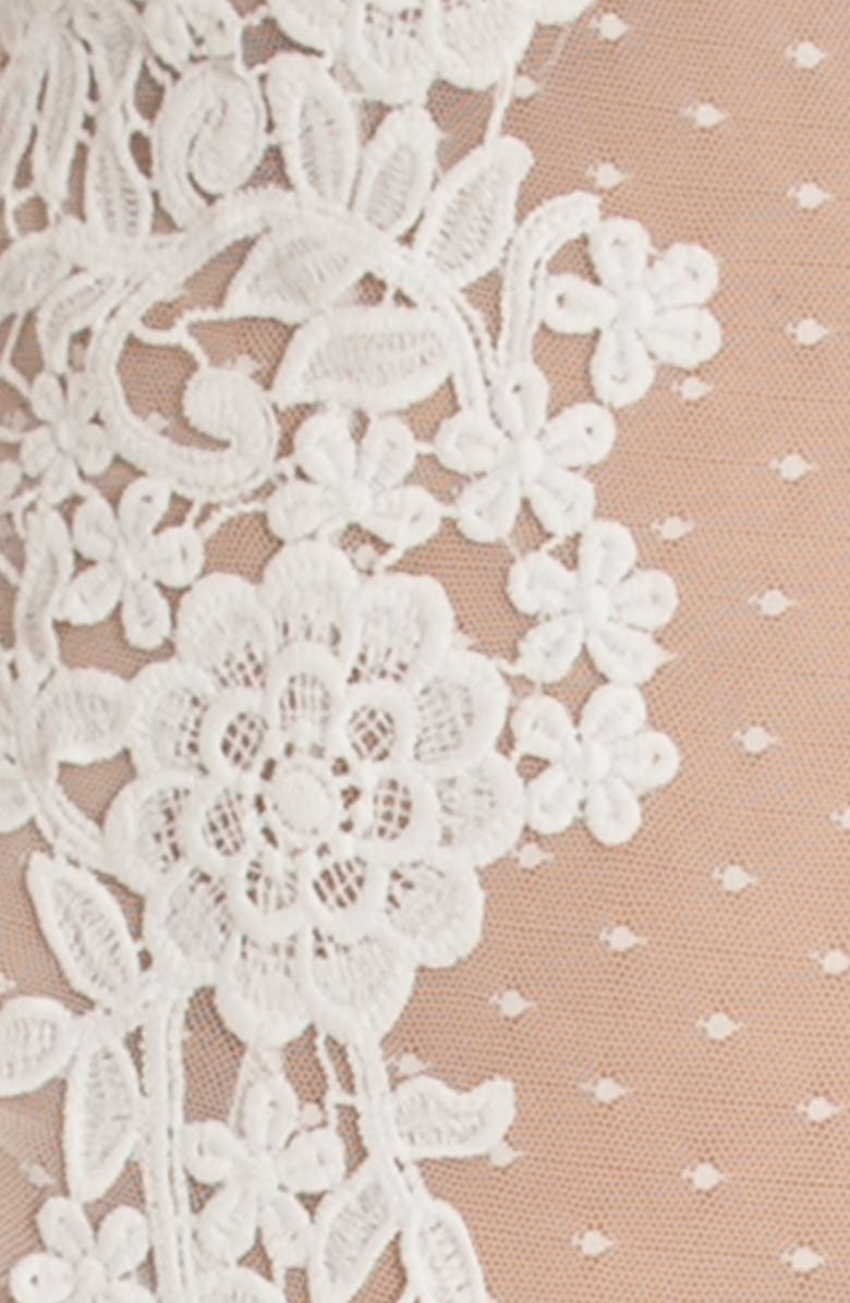 In Bloom by Jonquil Lace Thong Teddy, Alternate, color,