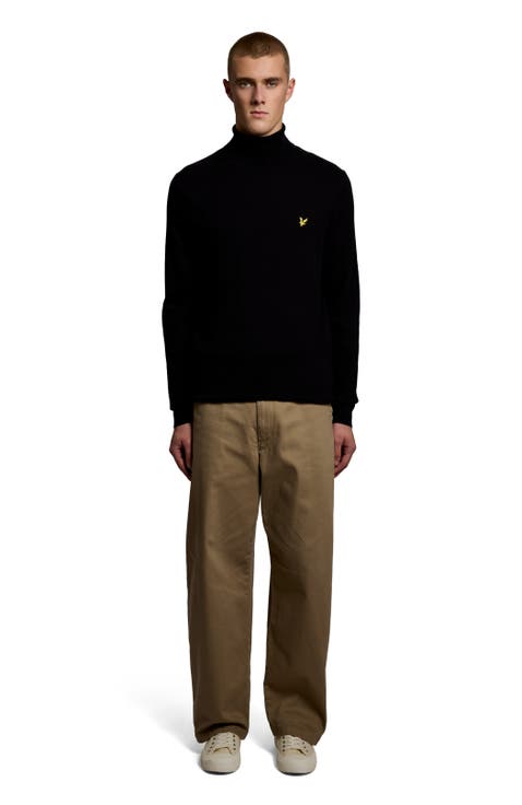 Cotton Merino Turtleneck Sweater