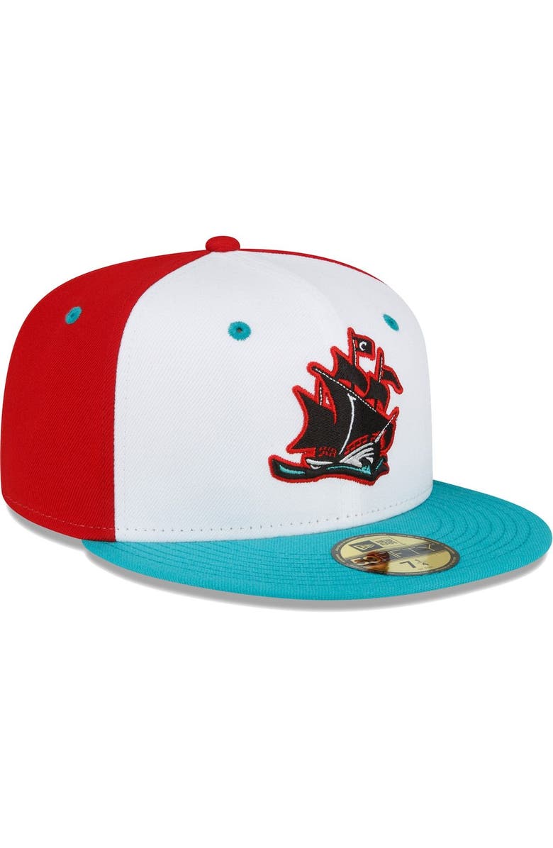 New Era Men's New Era White Columbus Clippers Copa De La Diversion 59FIFTY Fitted Hat, Alternate, color, White