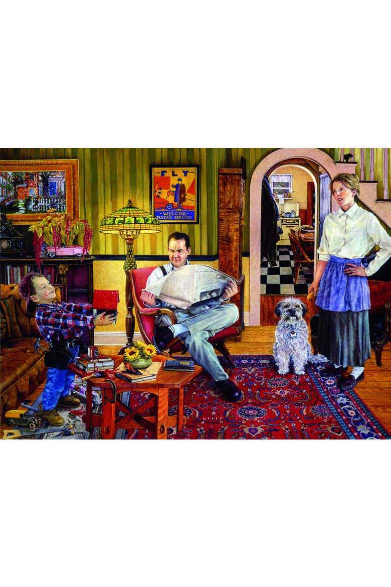 Red Paint 1000 piece Jigsaw Puzzle for Adults, Main, color, Multicolor