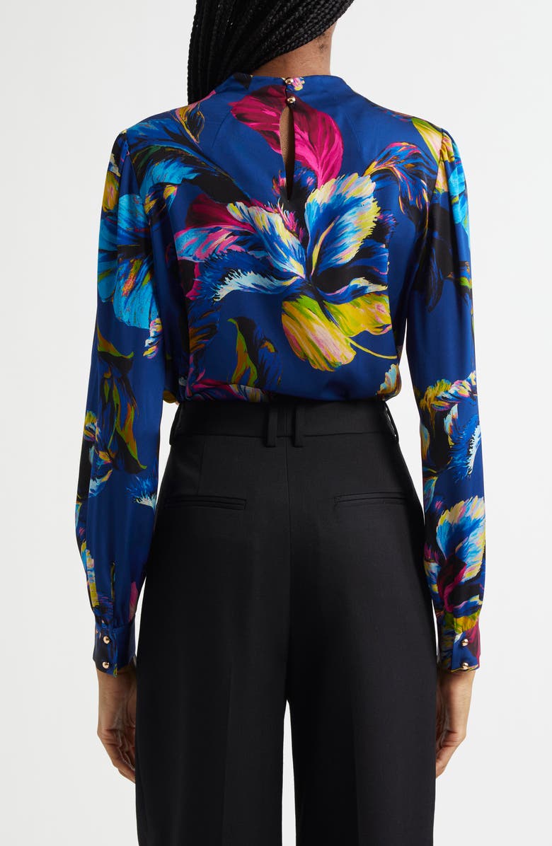 Elie Tahari The Tien Floral Print Top, Alternate, color,