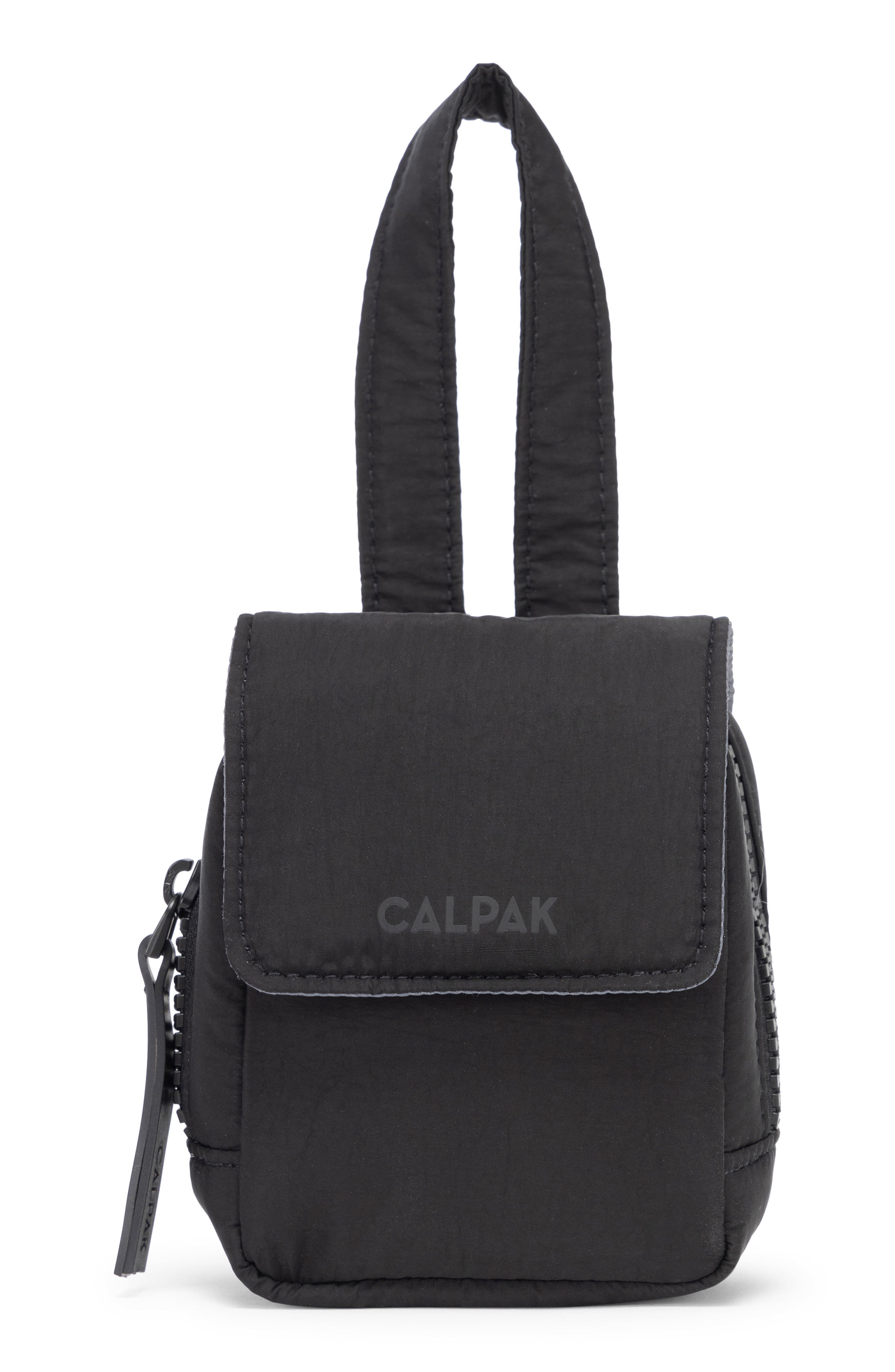 CALPAK Pacifier Pouch, Main, color, Black