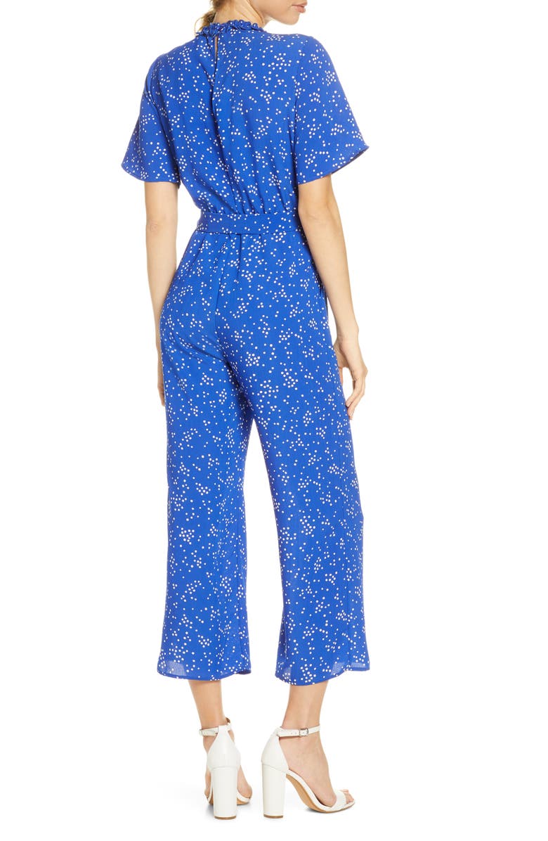 Fraiche by J Domi Surplice Neck Jumpsuit, Alternate, color, 