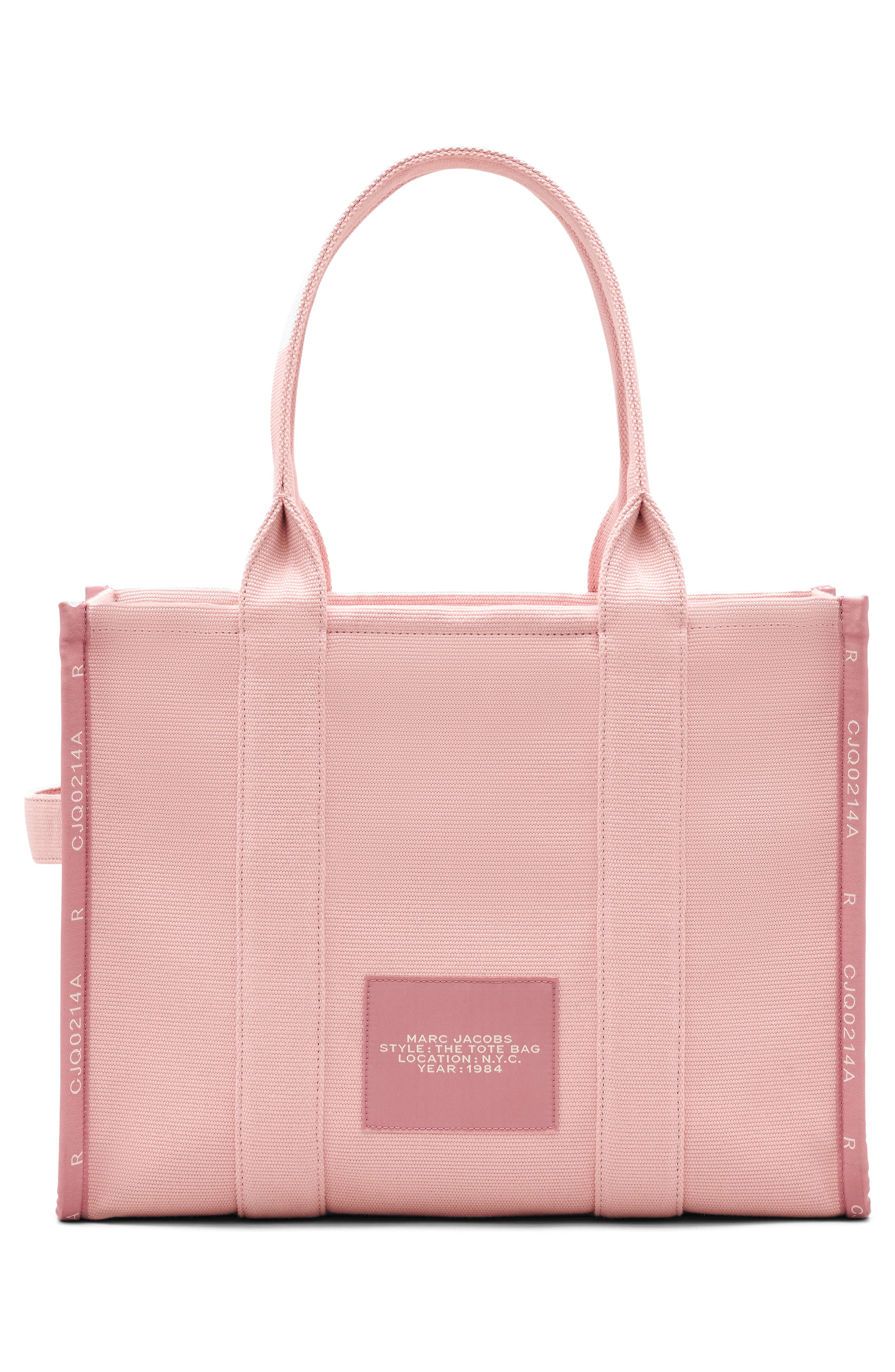The Jacquard Large Tote Bag, Alternate, color, ROSE