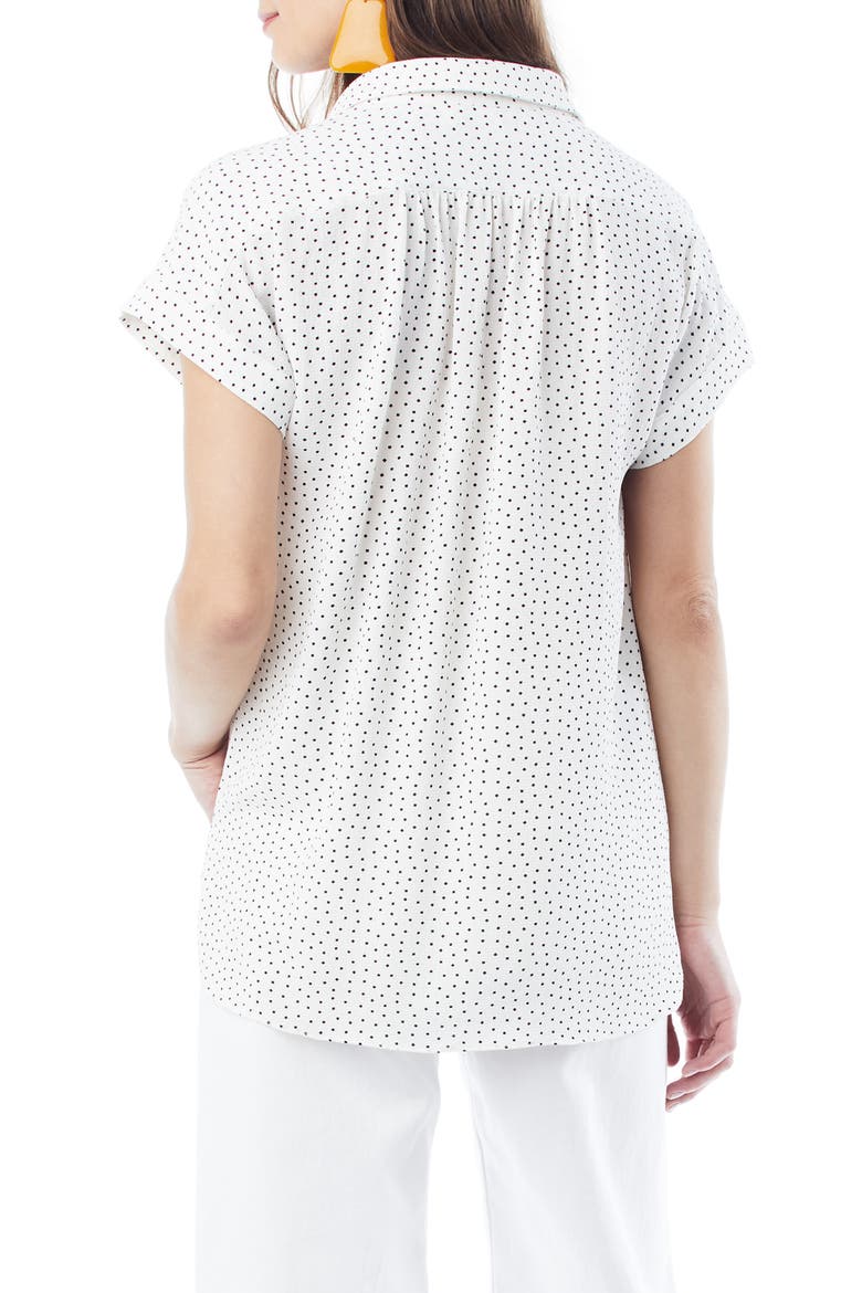 Shannon Maternity/Nursing Top, Alternate, color, WHITE POLKA