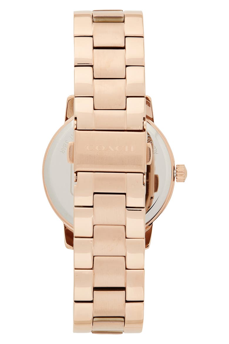 Grand Quartz Bracelet Watch, 36mm, Alternate, color, SILVER