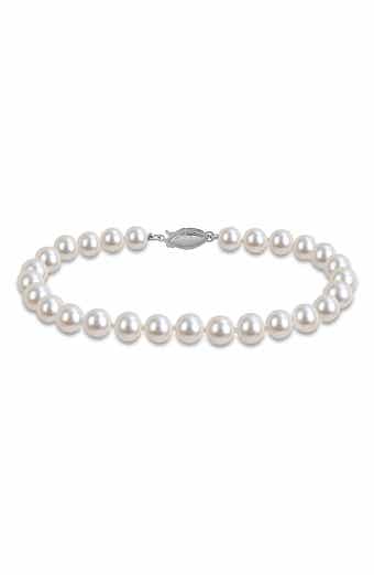 Cultured Pearl Bracelet, 6–6.5mm