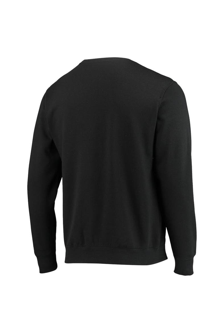 Men's Colosseum Black Ohio State Buckeyes Team Arch & Logo Tackle Twill Pullover Sweatshirt, Alternate, color, Black