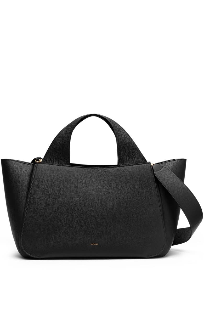 Cuyana Mila Satchel, Main, color, Black
