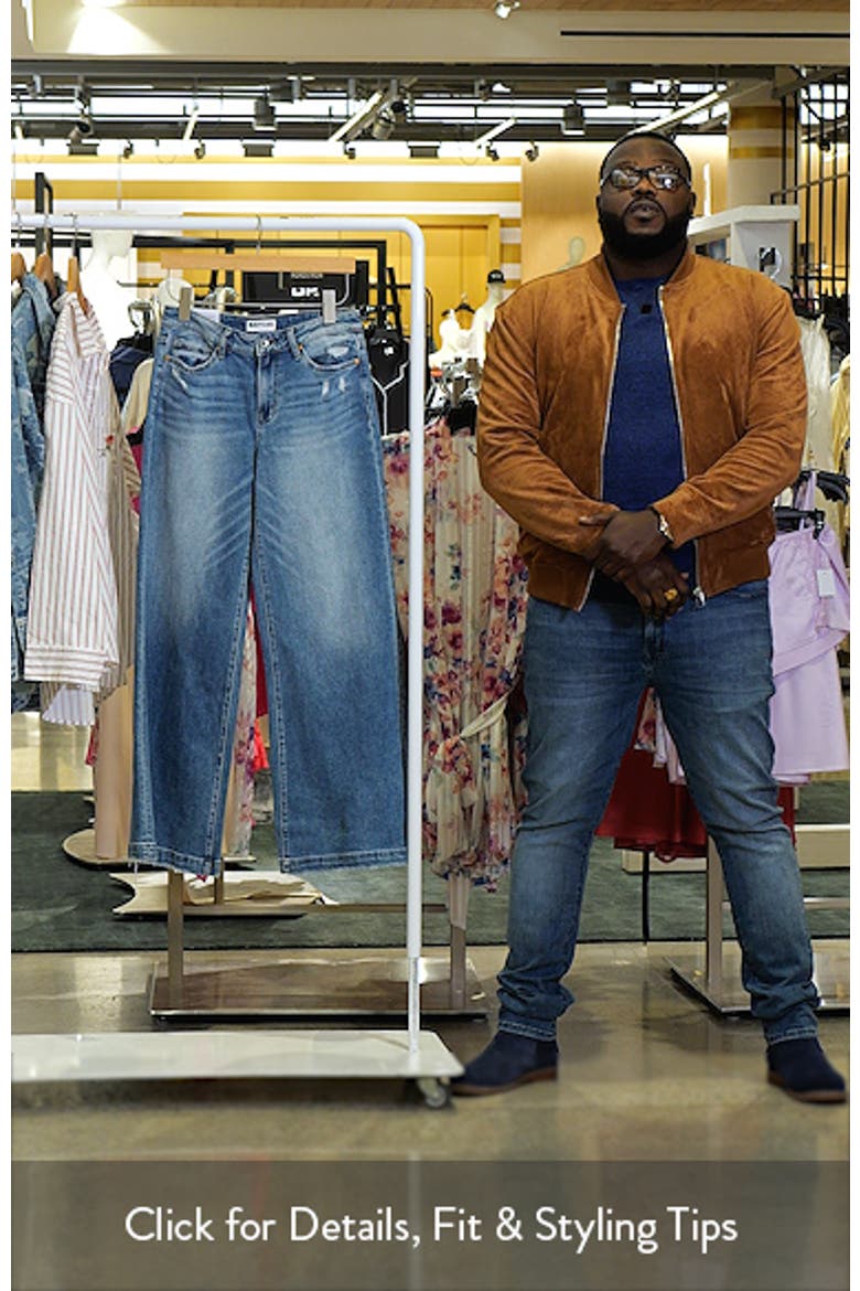 High Waist Distressed Wide Leg Jeans video