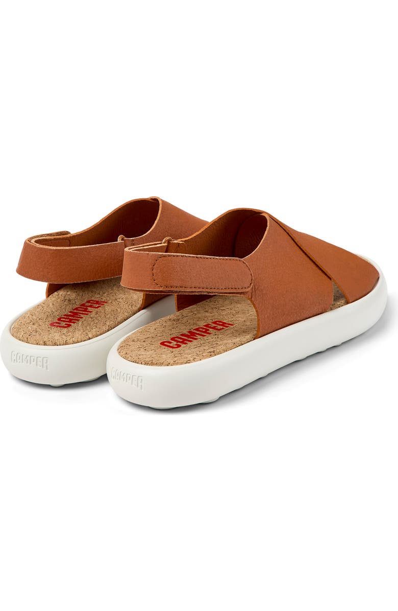 Camper Pelotas Flota Crisscross Slingback Sandal, Alternate, color, Medium Brown