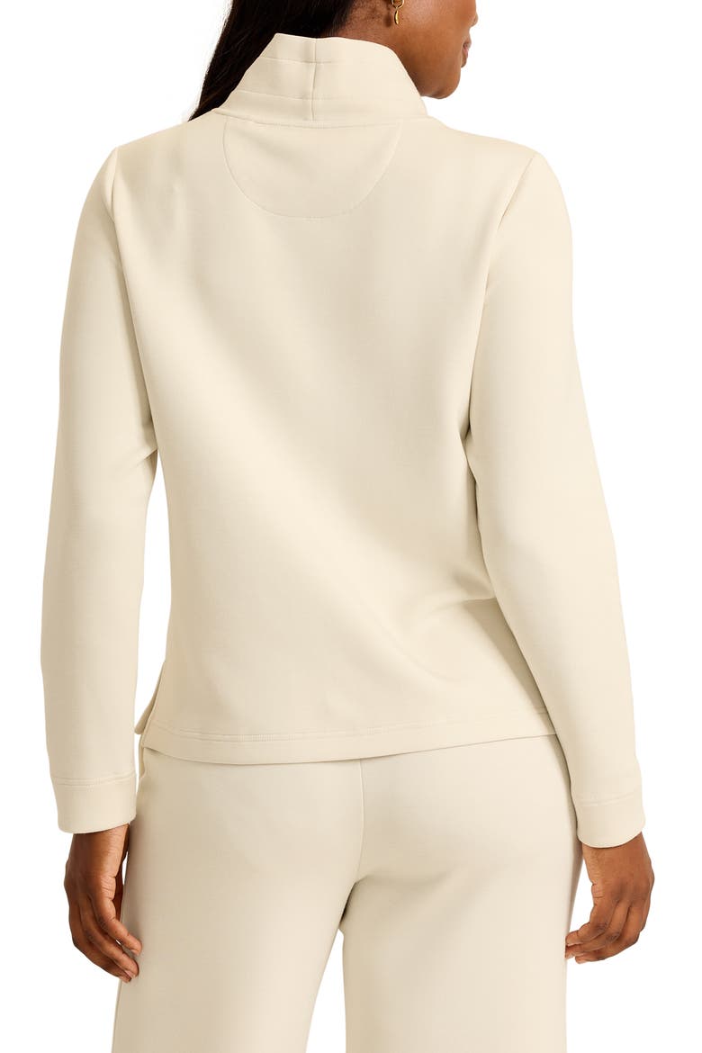 Palm Voyage Mock Neck Sweatshirt, Alternate, color, BLEACHED SAND