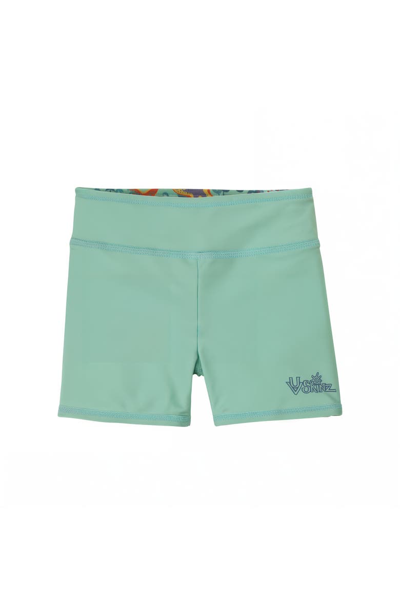 UV Skinz Reversible Active Swim Shorts, Alternate, color, Dancing Starfish/Seaglass
