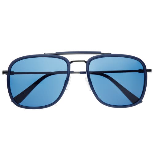 Breed Flyer Polarized Sunglasses In Navy/blue