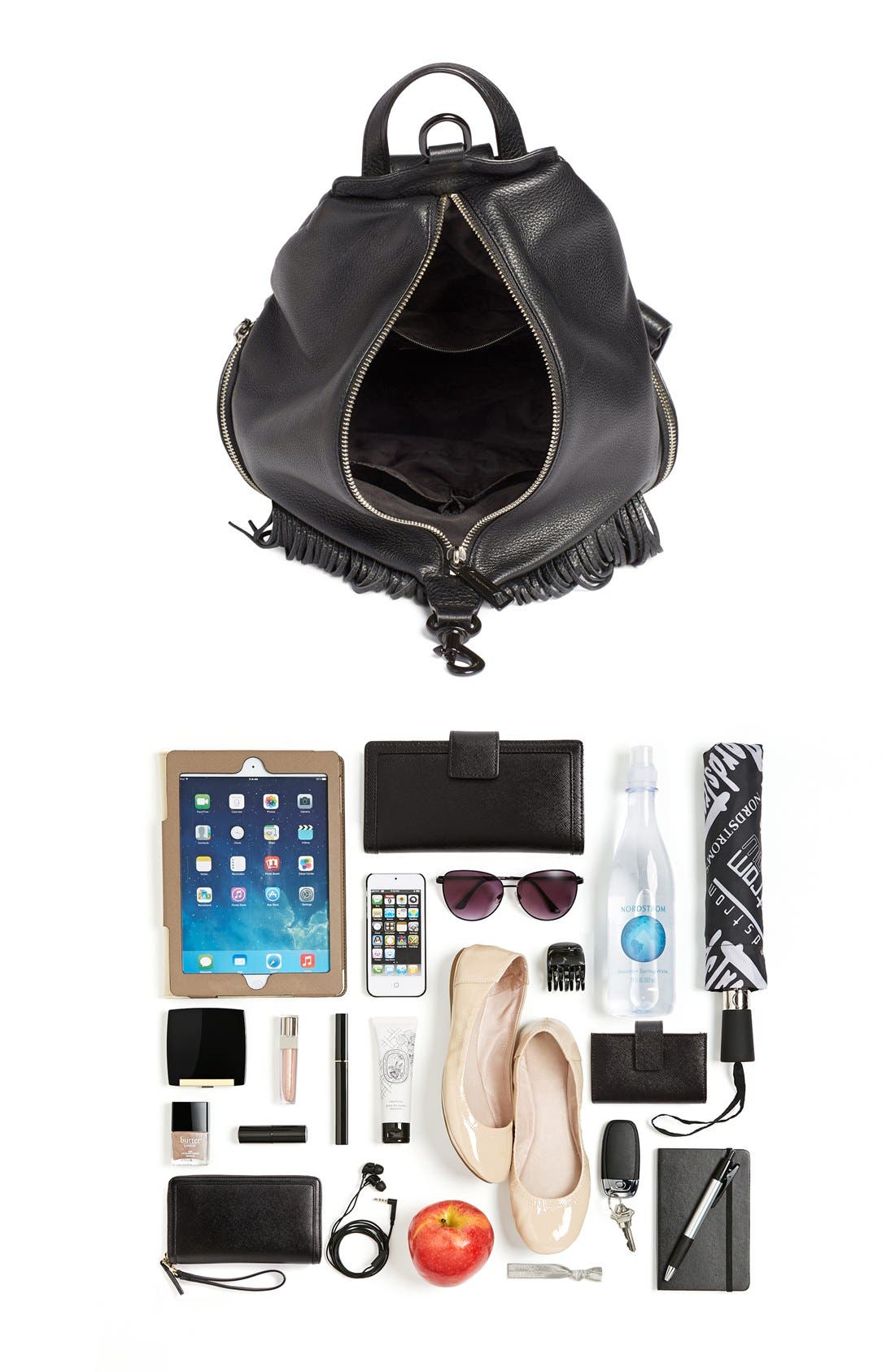 Rebecca Minkoff 'Fringe Julian' Backpack, Alternate, color, 