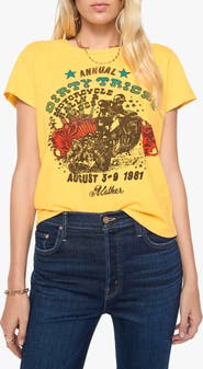MOTHER The Lil Goodie Goodie Cotton Graphic Tee