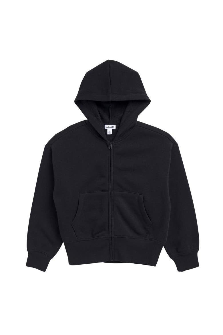 Kids' Dream Supersoft Zip-Up hoodie, Main, color, BLACK