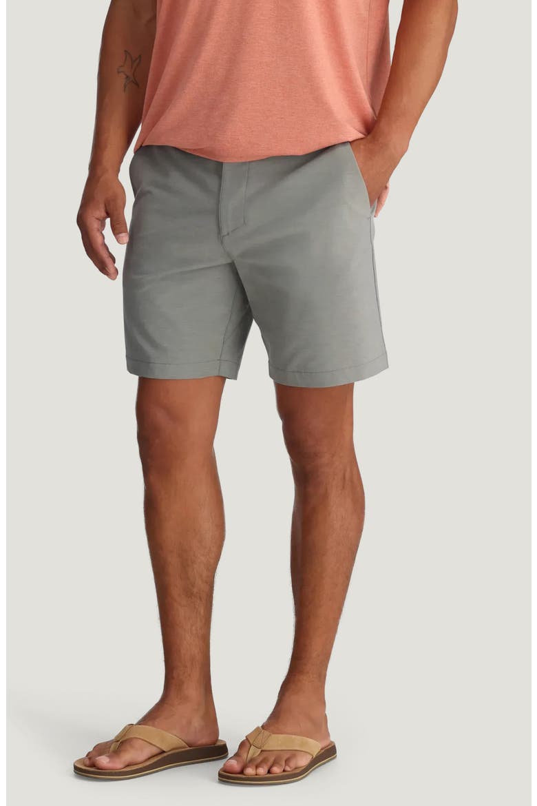 Palmera Hybrid Shorts, Main, color, CEMENT